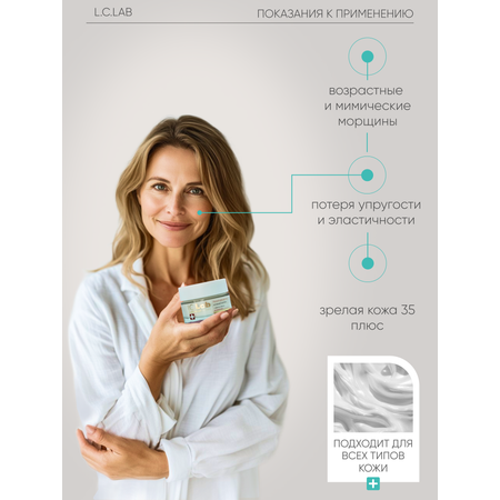 Крем I.C.Lab Individual cosmetic Ночной активный гиалурон 50 мл