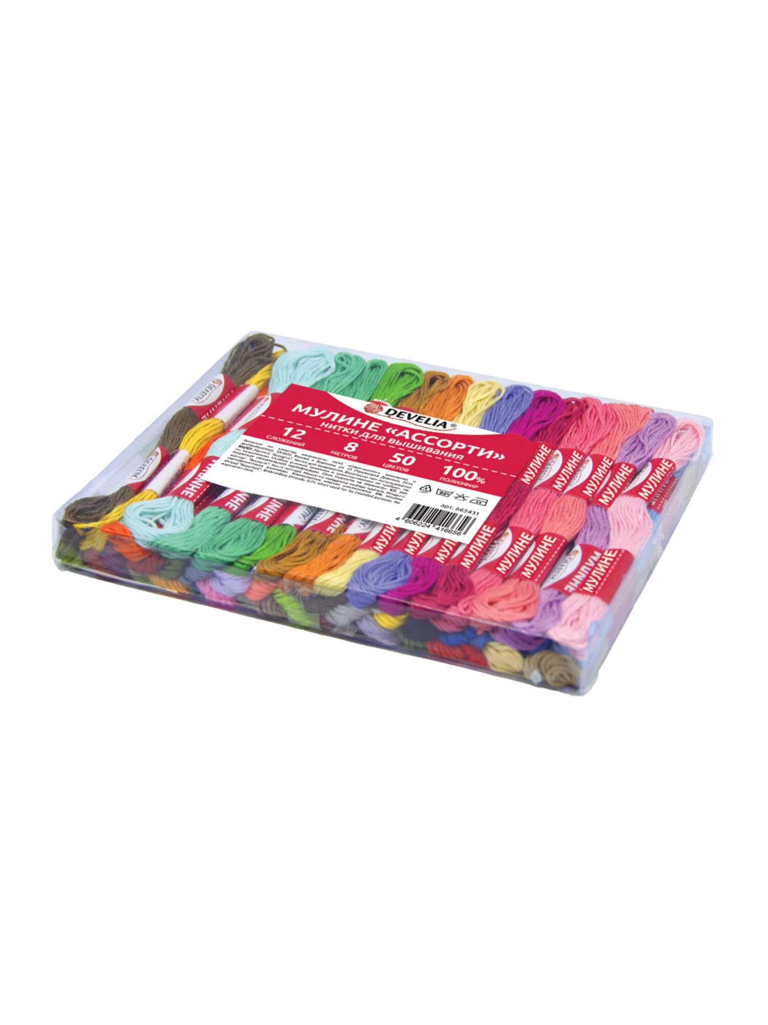 Набор для творчества Develia вышивание 50 цветов - фото 4