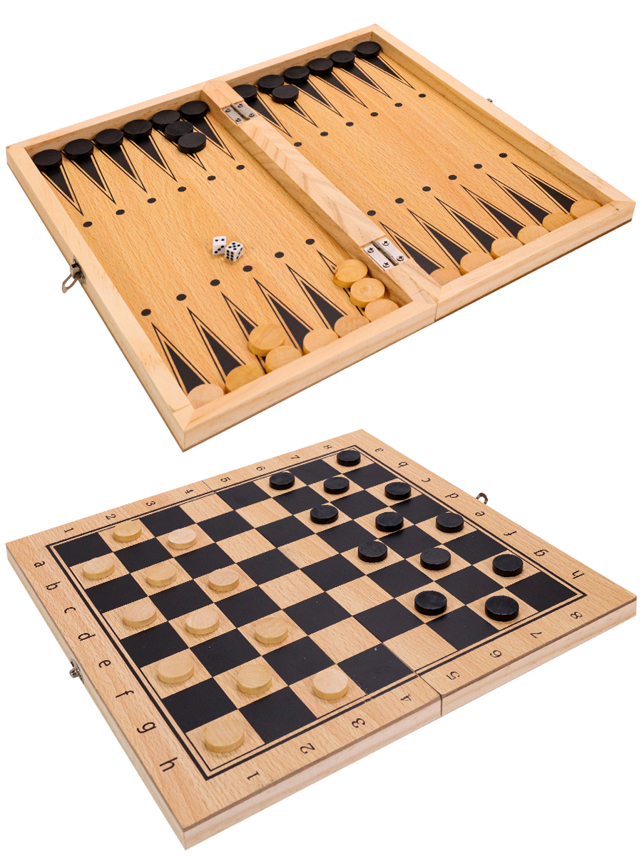 Настольная игра Рыжий кот Шашки Шахматы - фото 3