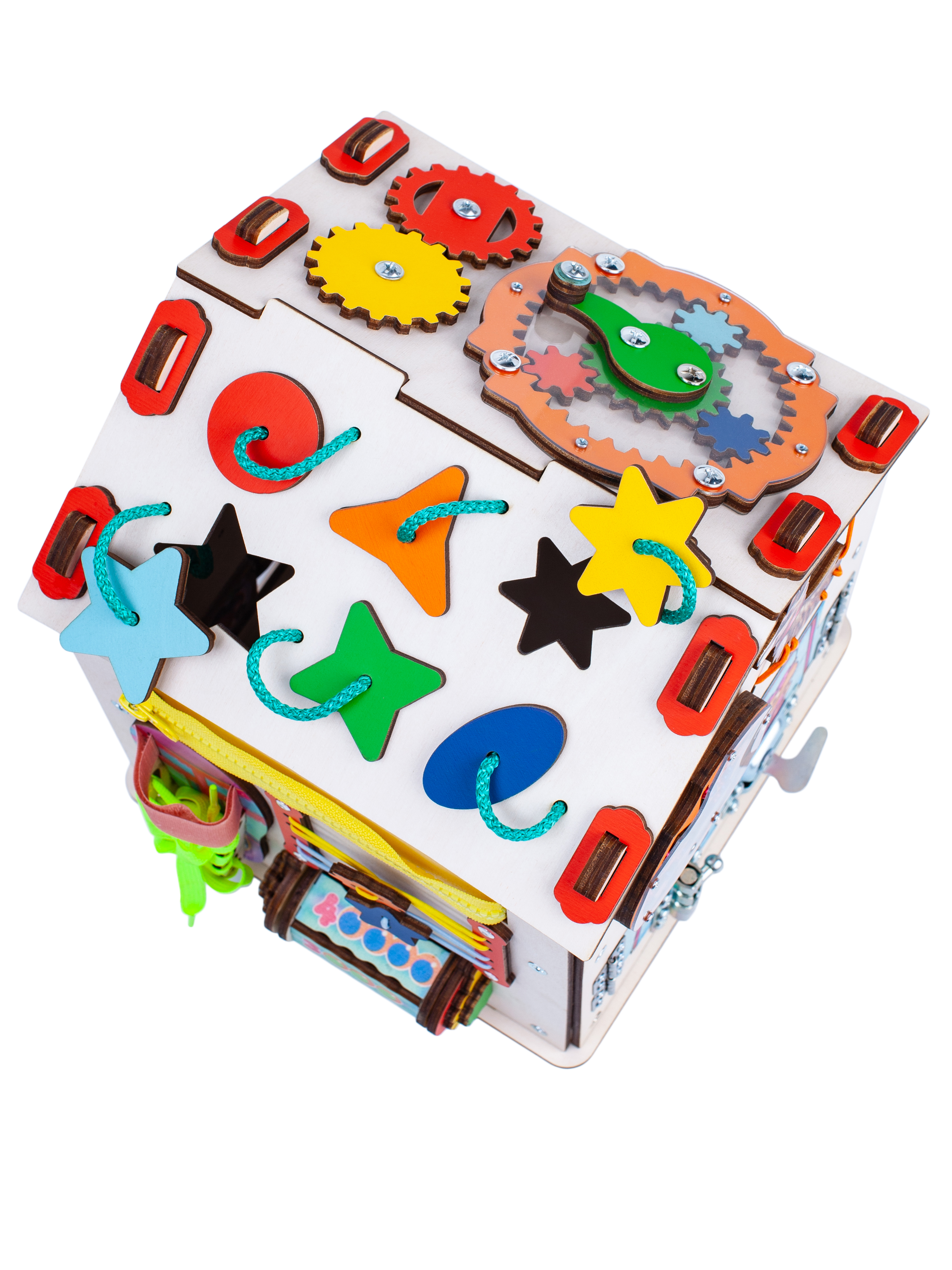 Игрушка Jolly Kids бизиборд Зверята - фото 8