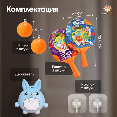 Набор для подвижных игр TrendToys Подвесной теннис на веревке