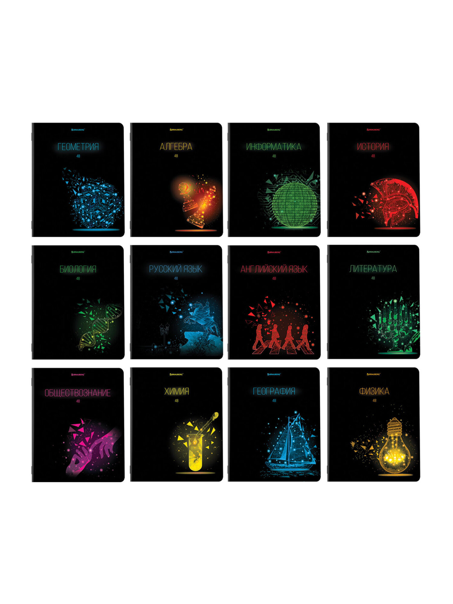 Тетрадь Brauberg 48 лист. 12 шт. - фото 6