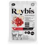 Корм полнорационный для кошек Roybis для стерилизованных кусочки с говядиной в желе консервированный 85г