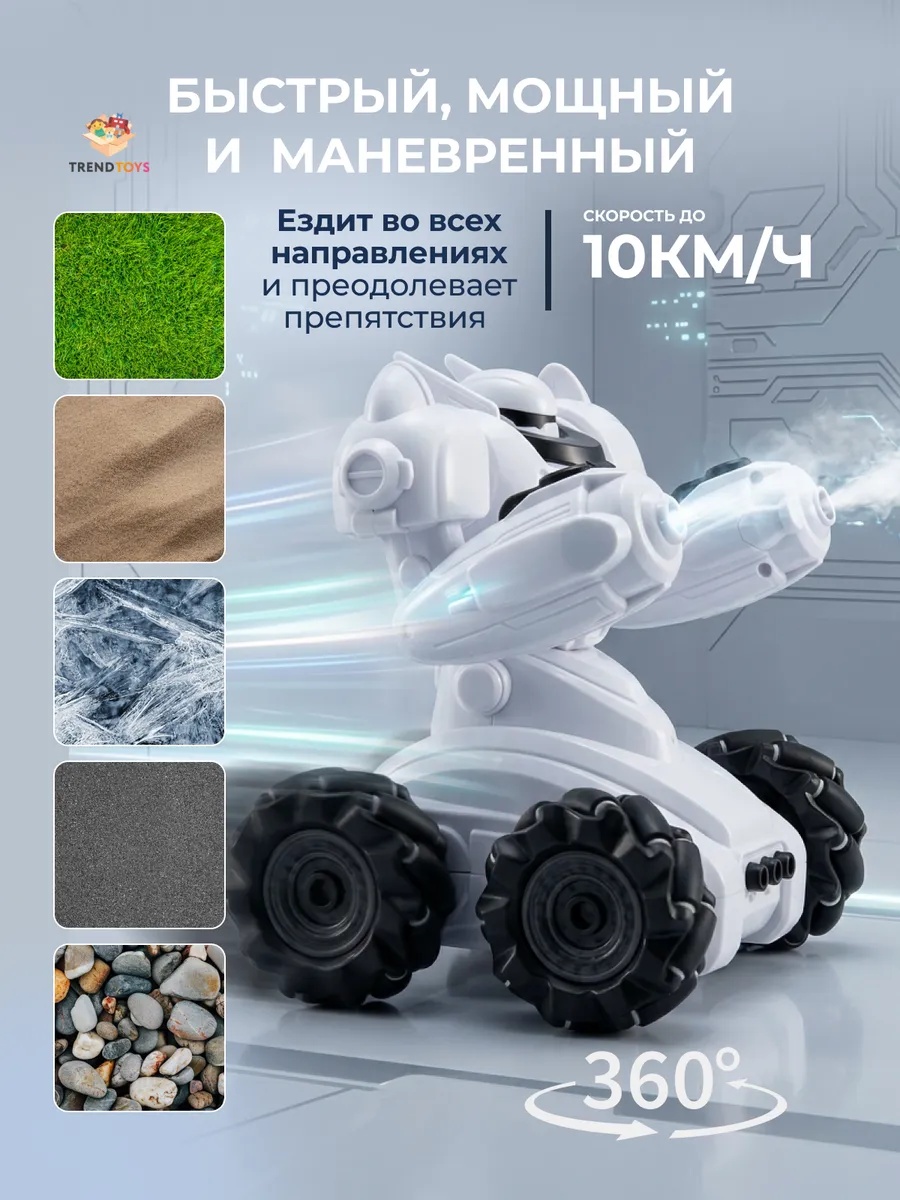 Робот РУ TrendToys Машинка трансформер для дрифта - фото 4