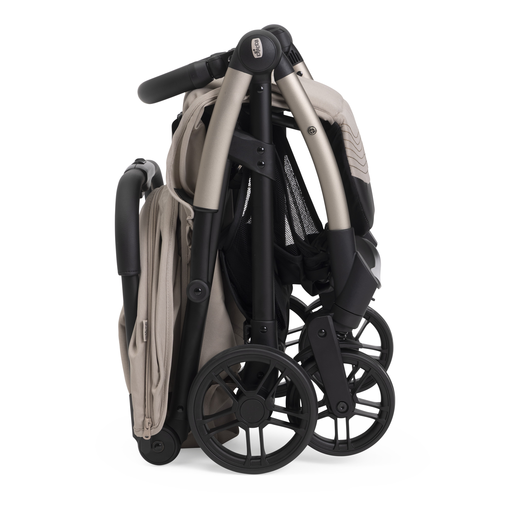 Коляска прогулочная Chicco бежевый - фото 12