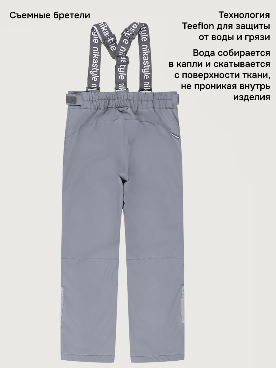 Брюки NIKASTYLE 2л3825 серый - фото 4