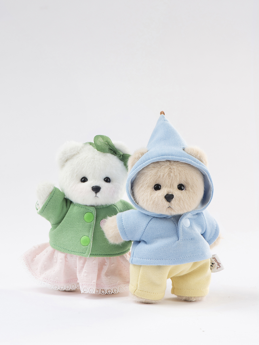 Мягкая игрушка TeddyTales Медведь Счастье белый - фото 12