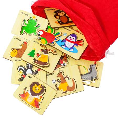 Настольная игра Alatoys Лото Веселые зверята