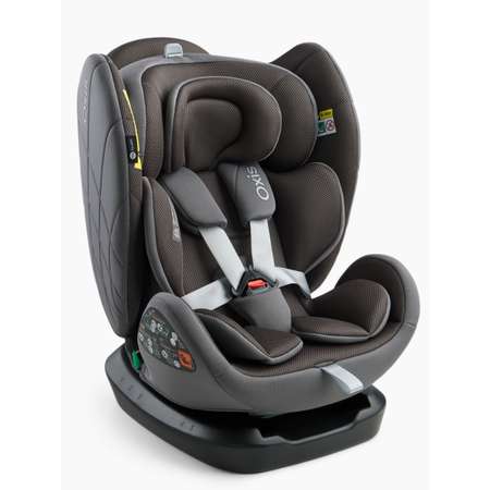 Автокресло Happy Baby Oxis 0+/1/2/3 (0-36 кг) серый