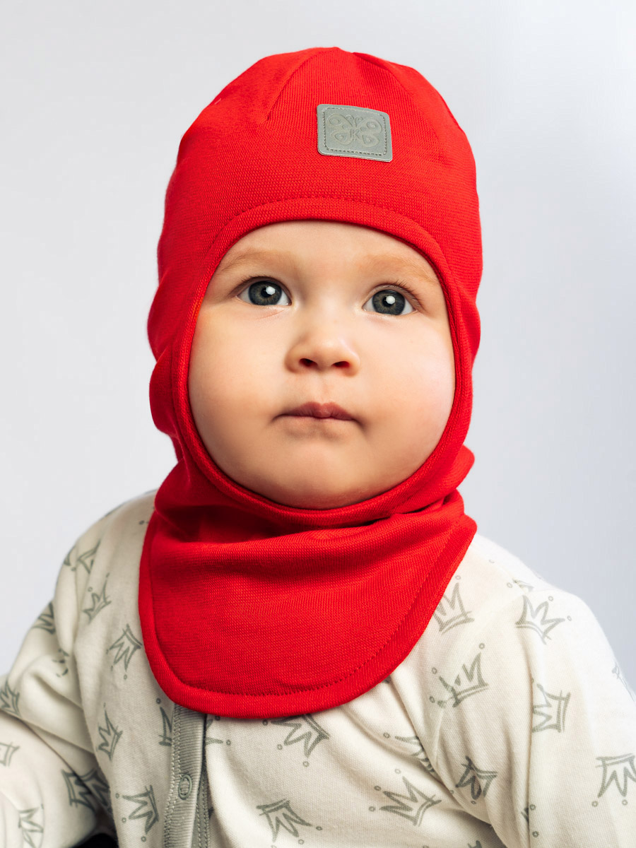 Шапка-шлем ПриКиндер G-Sp21807 Цвет: Красный - фото 1