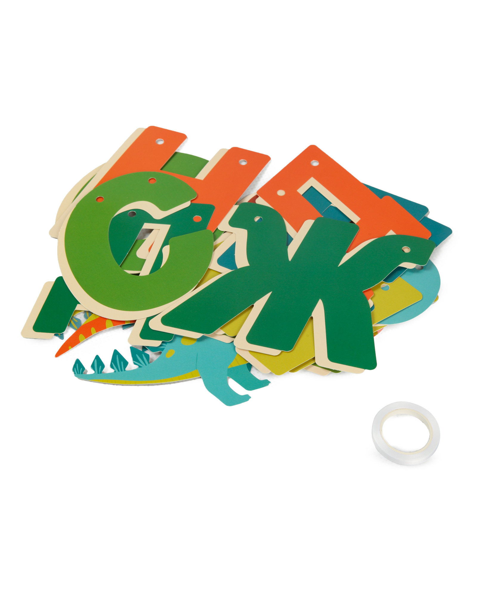 Гирлянда-растяжка Yotoy С днем рождения Динозавры - фото 5