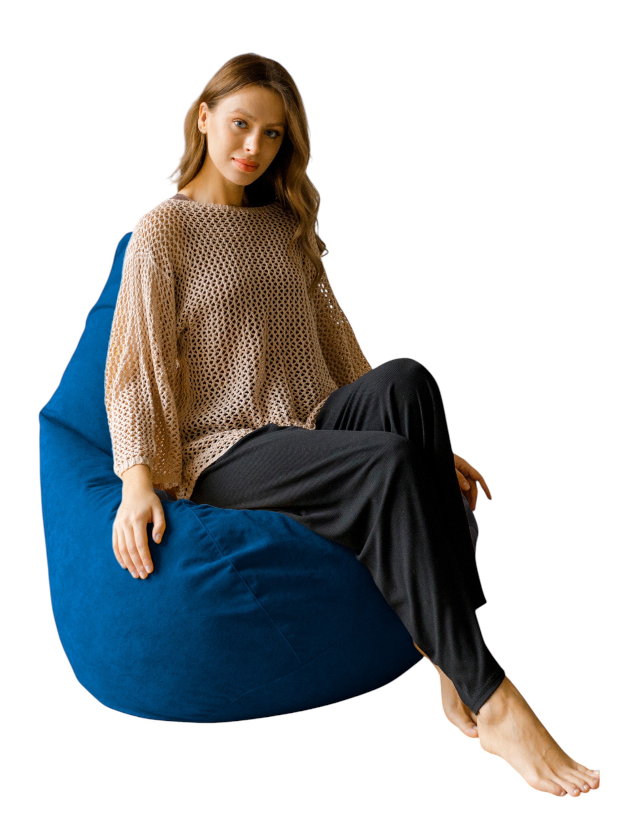 Кресло-мешок DreamBag синий - фото 1