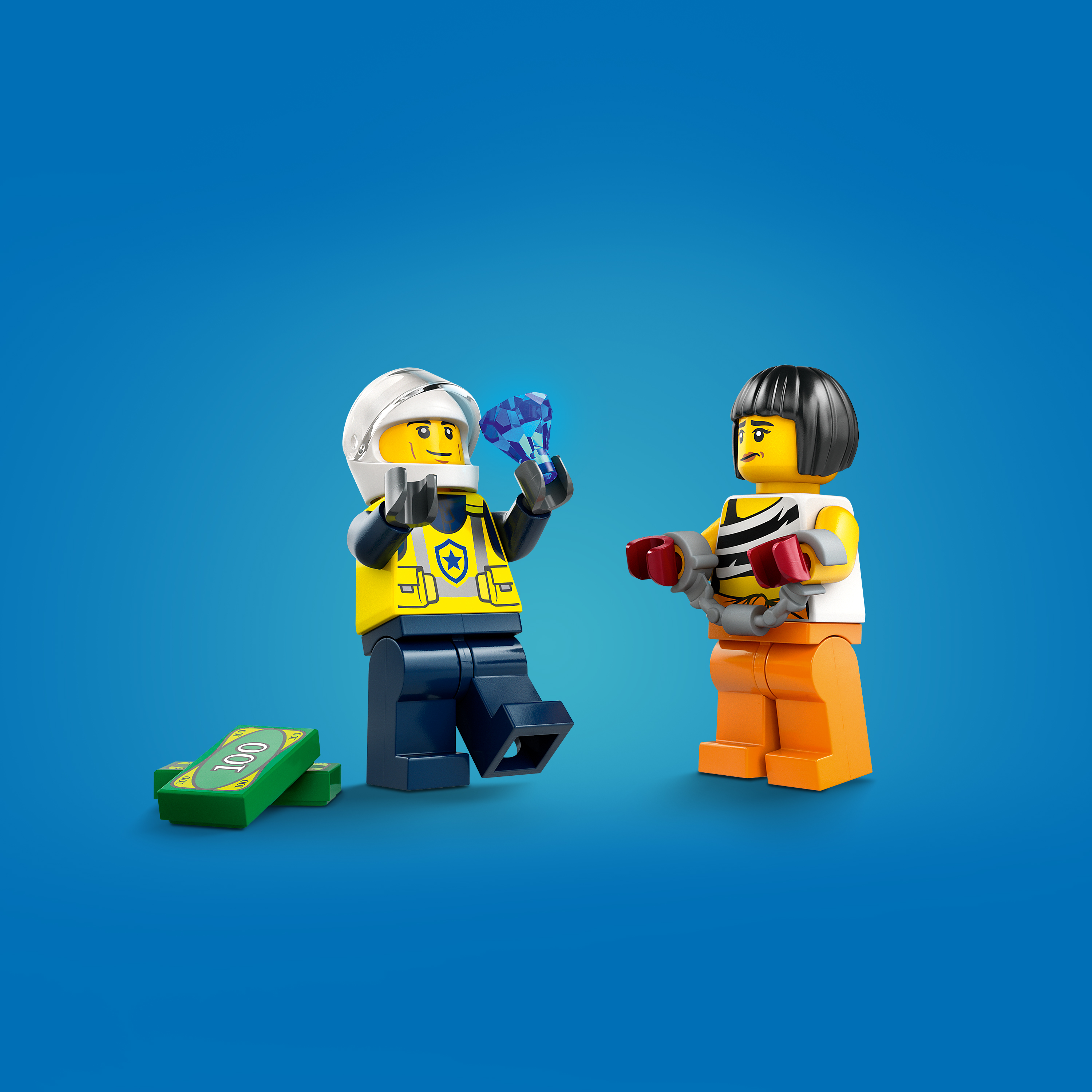 Конструктор LEGO City PoliceCar and MuscleCar Chase блочный - фото 7