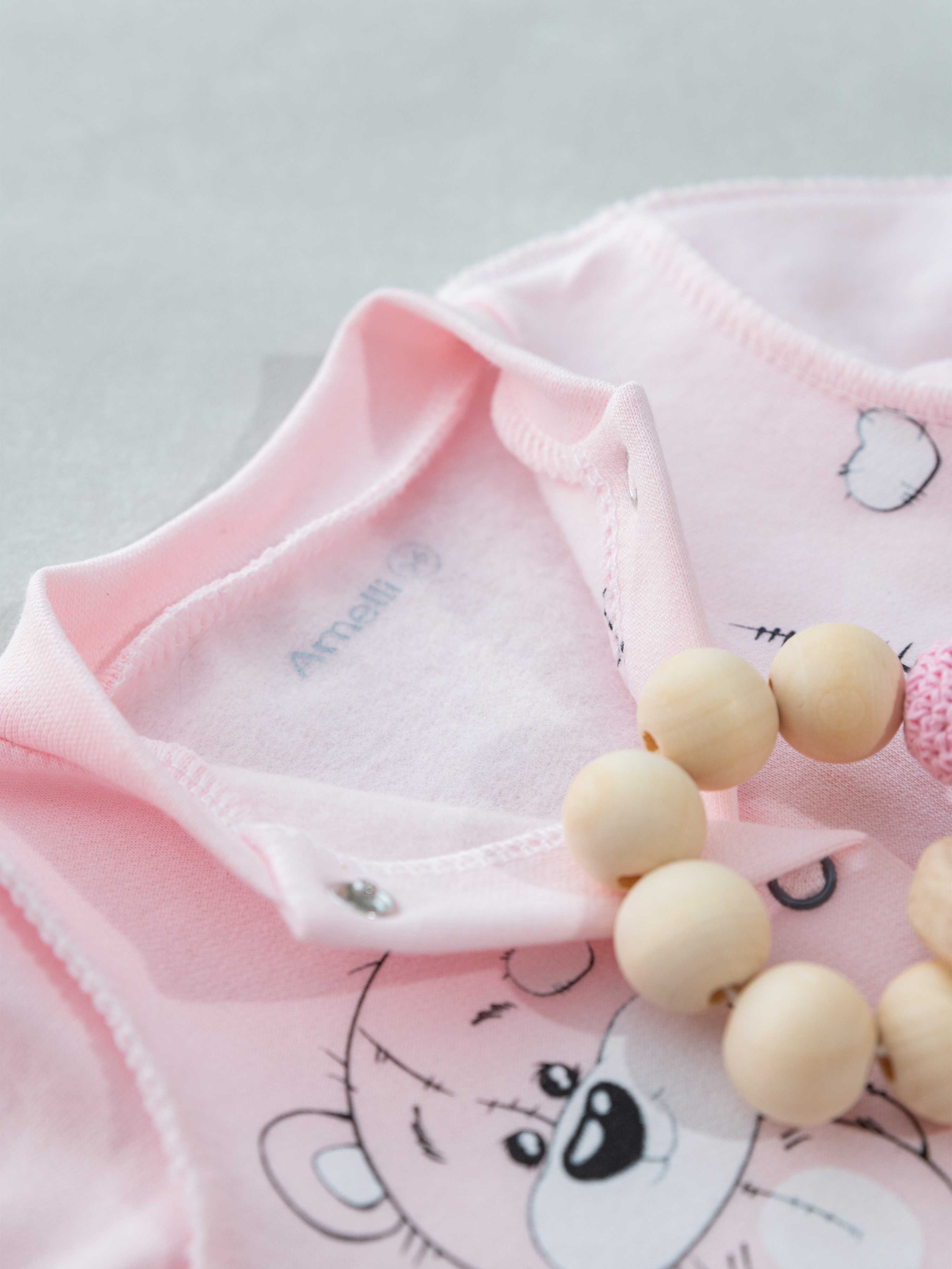 Боди и ползунки Amelli 290.140.0.293.055;230.005.0.293.055роз - фото 3