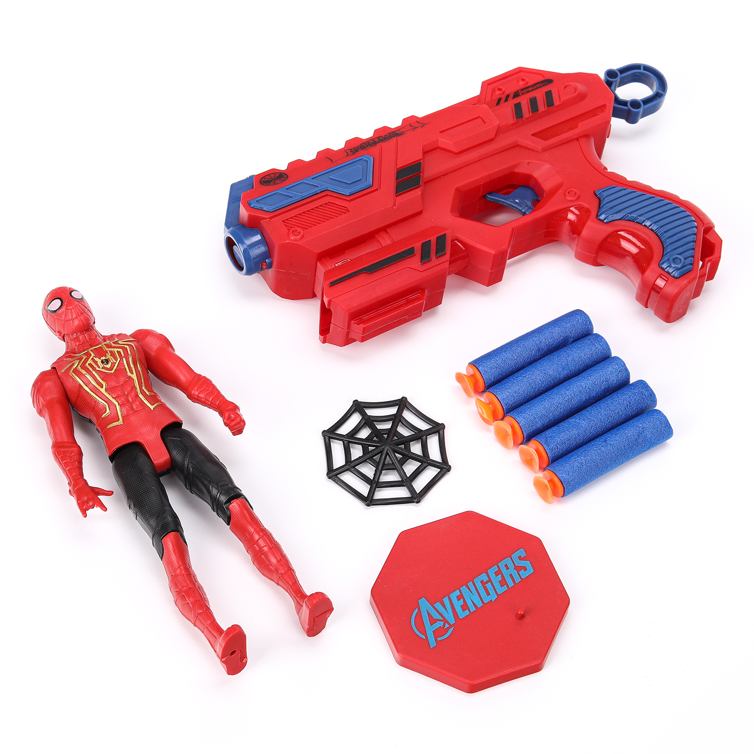 Бластер Huada Toys Бластер и фигурка человек паук - фото 3