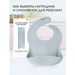 Нагрудник Miyoumi силикон