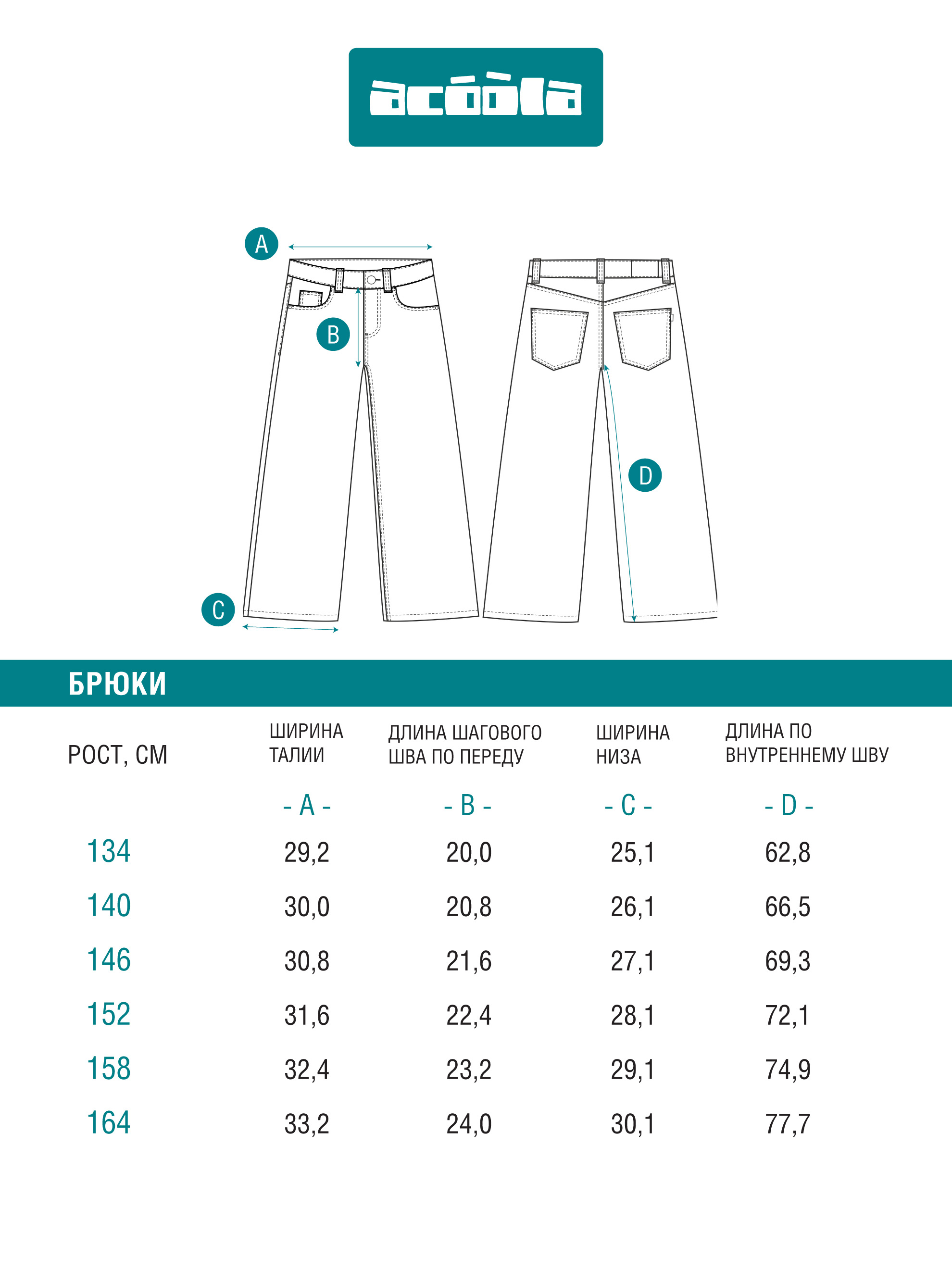 Джинсы Acoola 20210440123_0093513 - фото 7