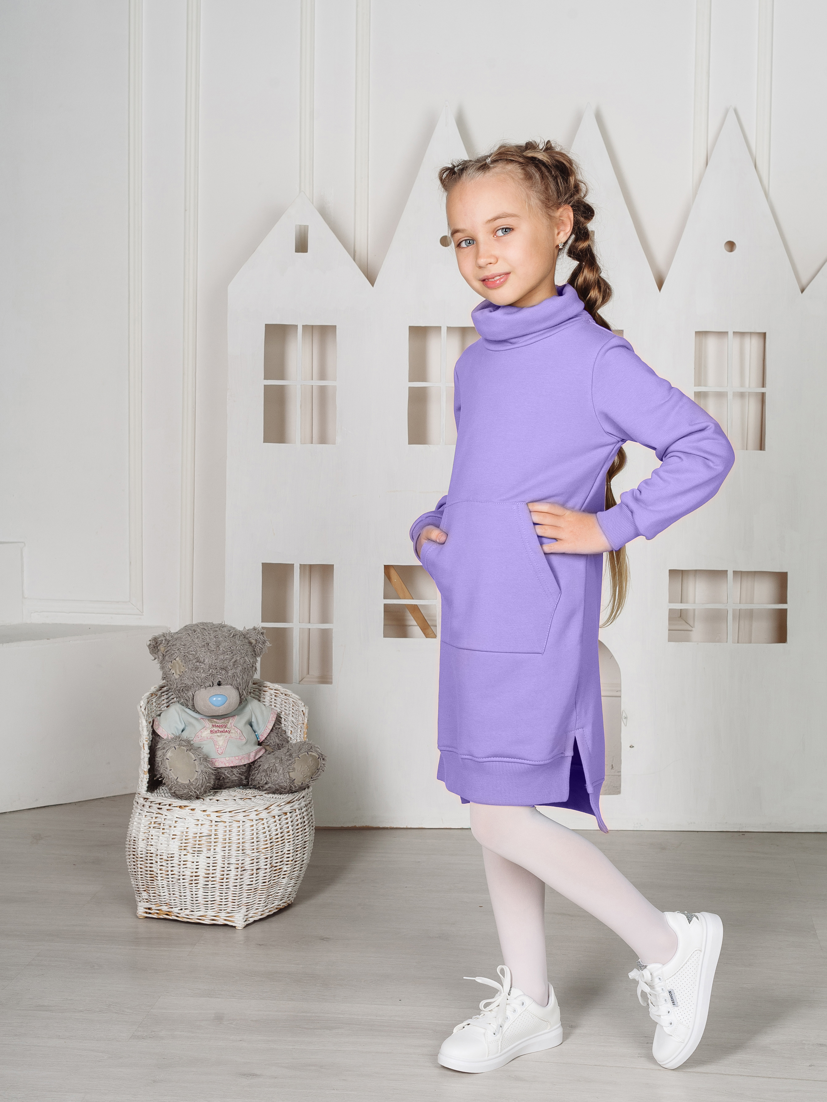 Платье MiloTa ПФ01/лавандовый - фото 2