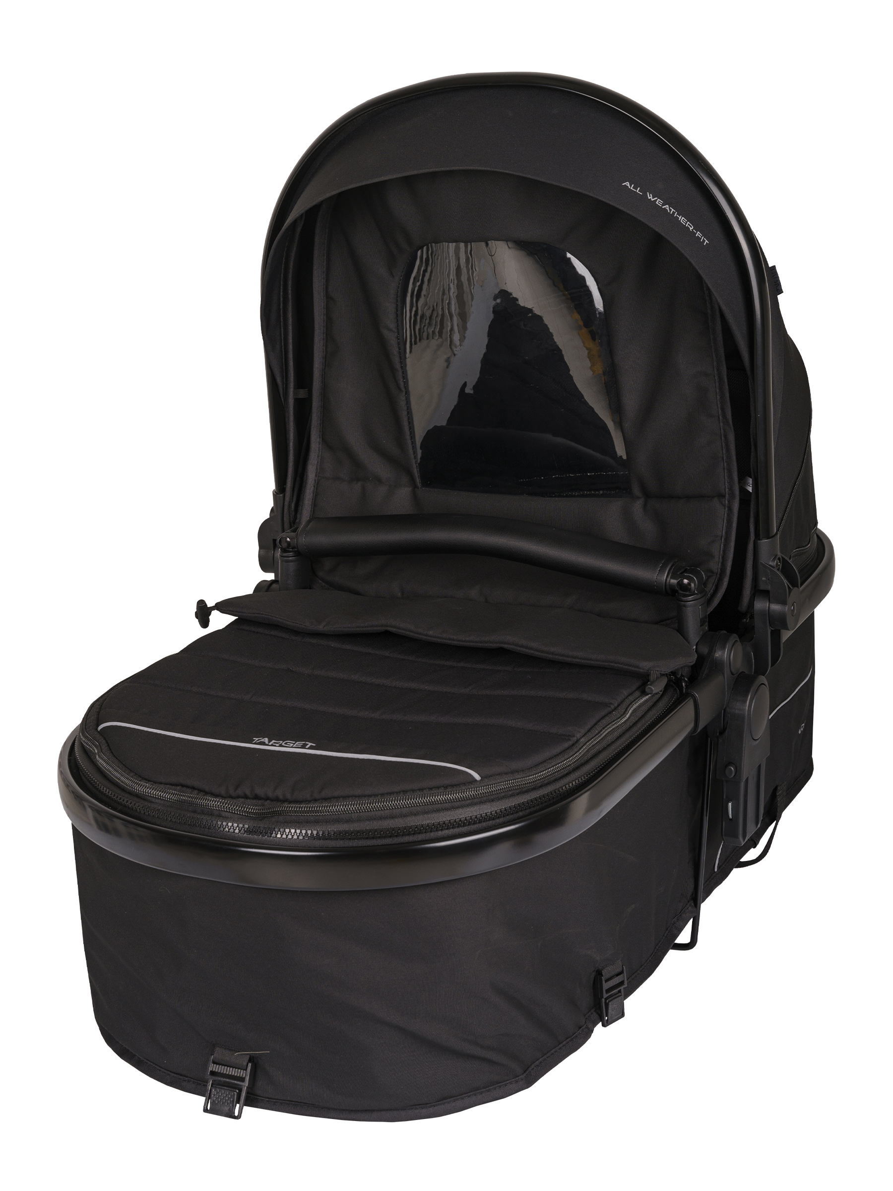 Коляска трансформер Indigo TARGET 3в1 черный - фото 20