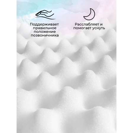 Матрас овальный Amarobaby Ortho massage ellipse 125х75