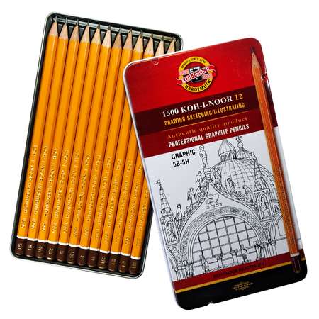 Карандаши чернографитные Koh-I-Noor 12 шт.