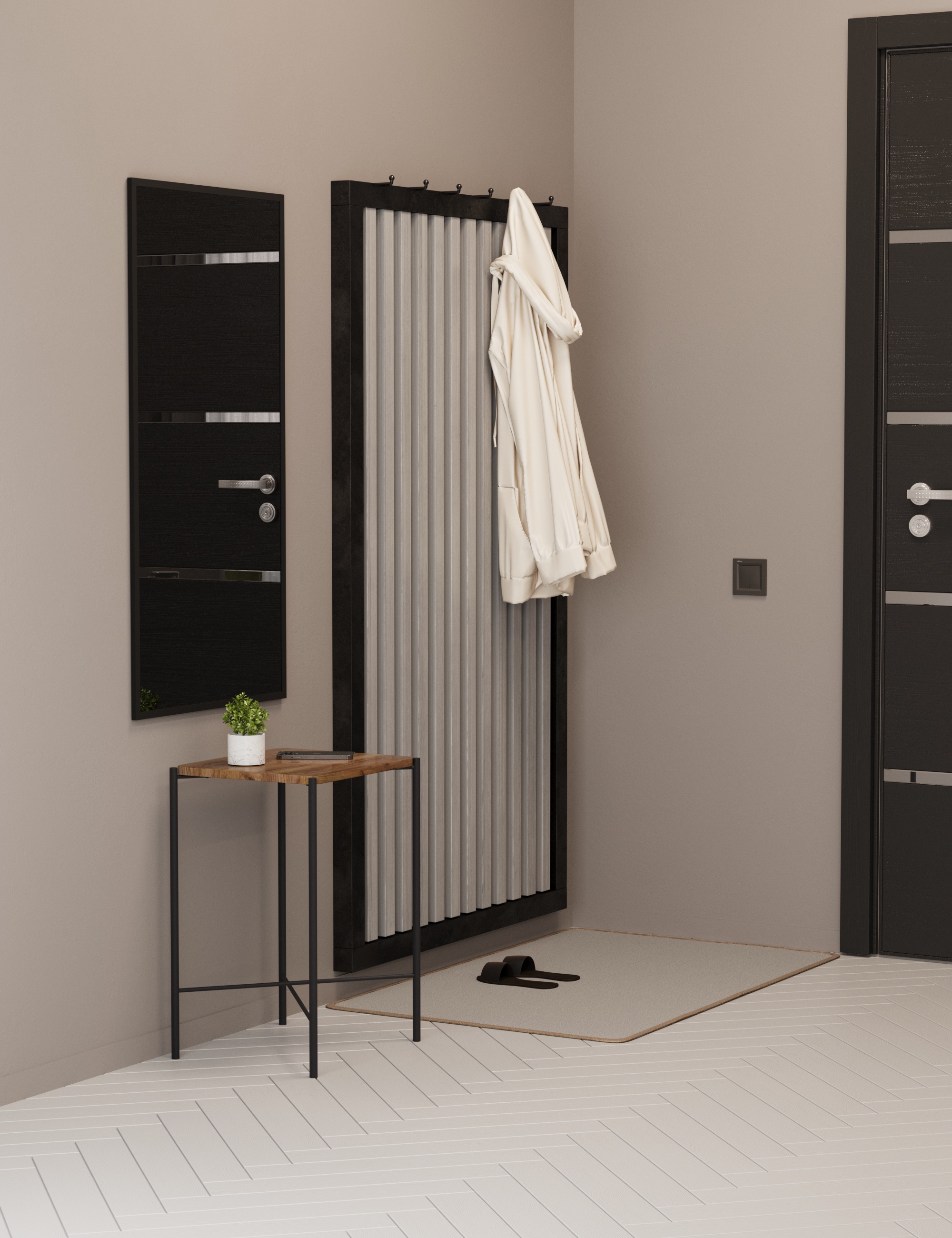 Стол журнальный SLINE Лори Вяз браун - фото 2