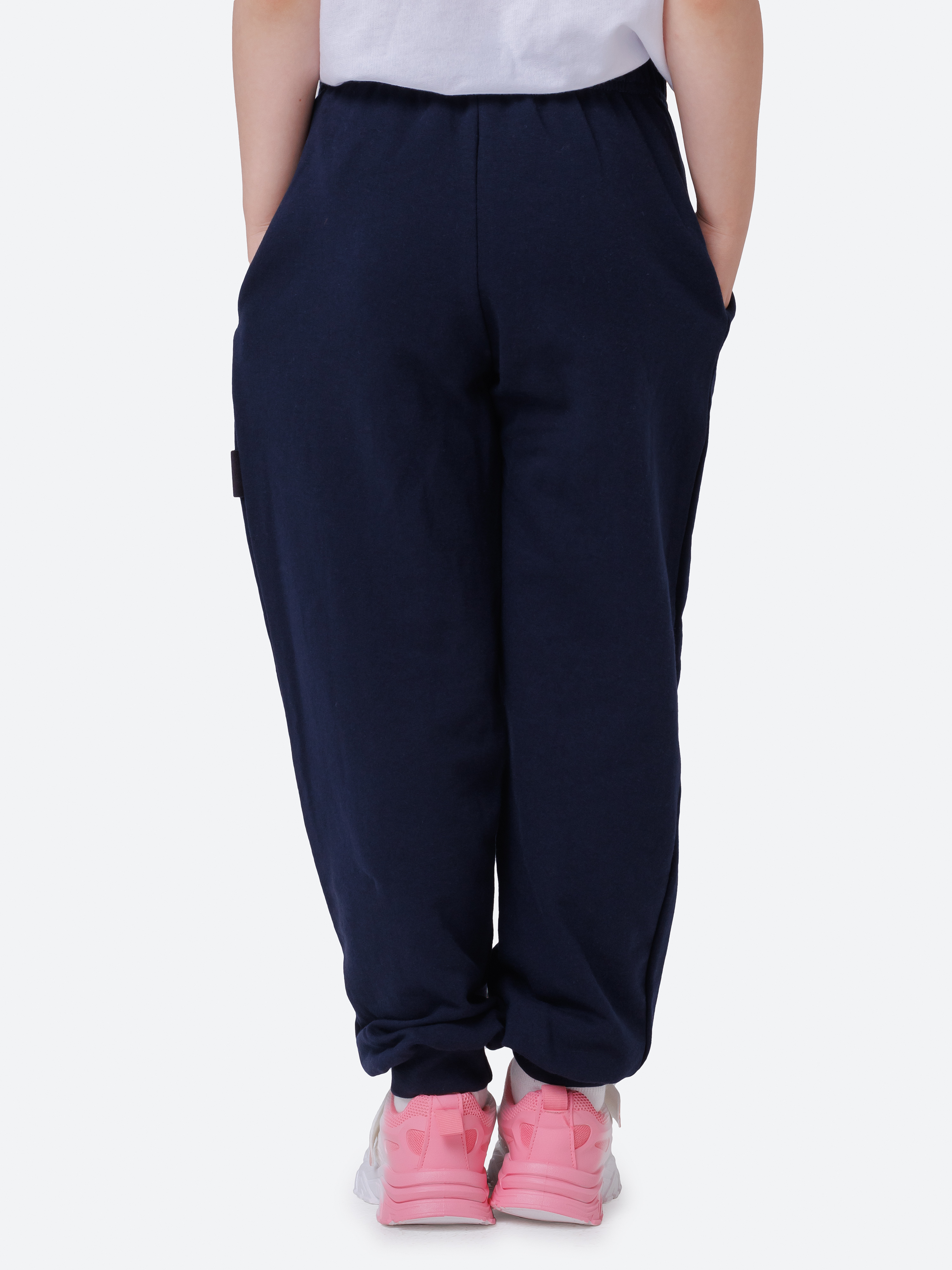 Брюки VEDDI 6041фп-2025-белый/синий - фото 2