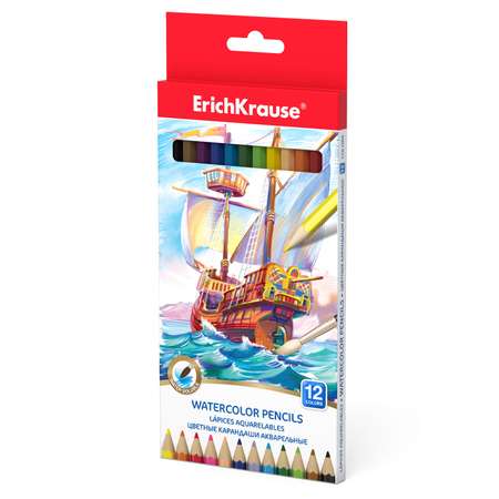 Карандаши акварельные ErichKrause 12 шт.