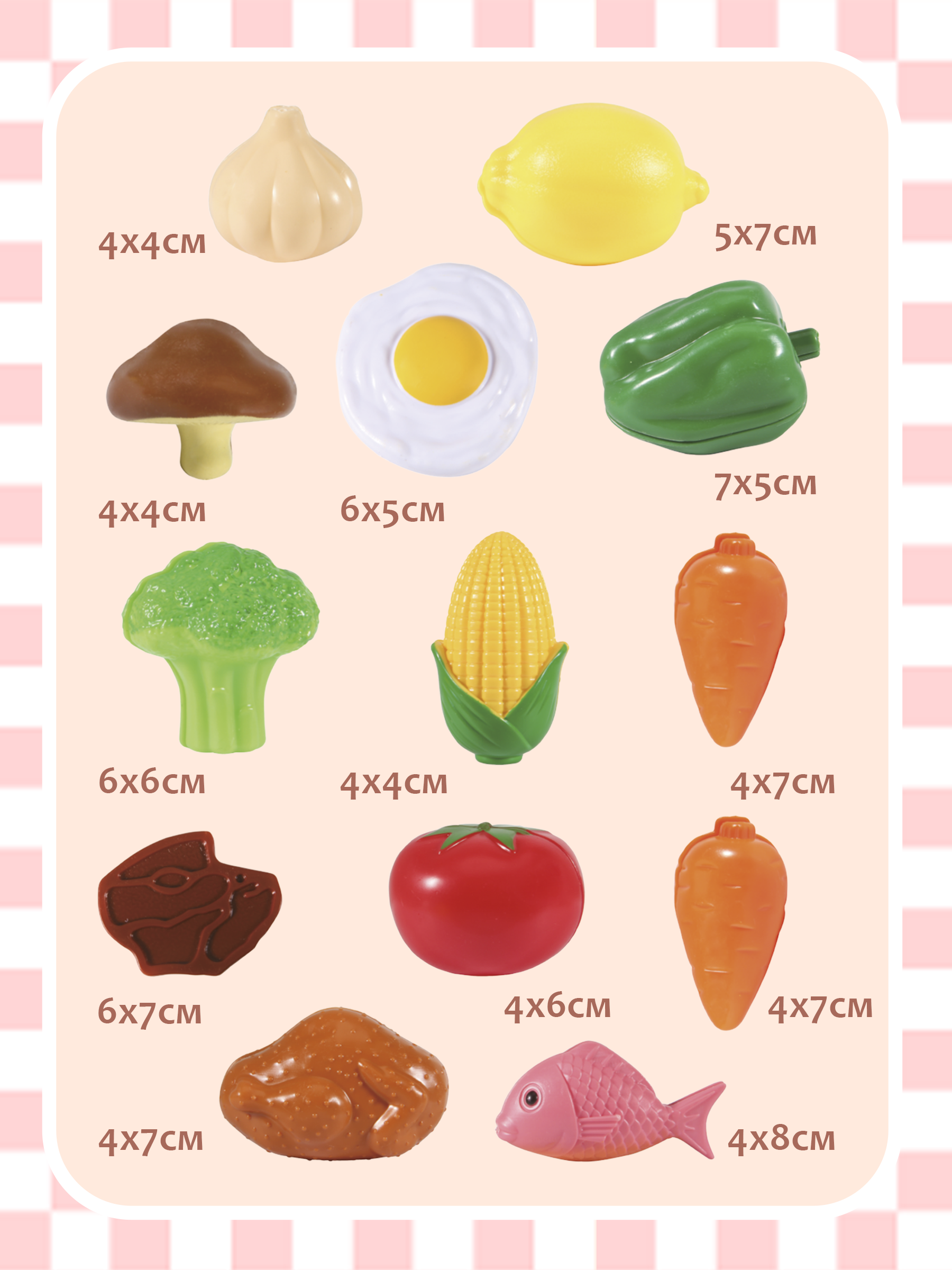 Игрушка BAZUMI Металическая посуда с фруктами - фото 4