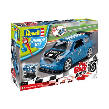 Сборная модель Revell Раллийный автомобиль Junior kit Pull Back Rallye Car синий