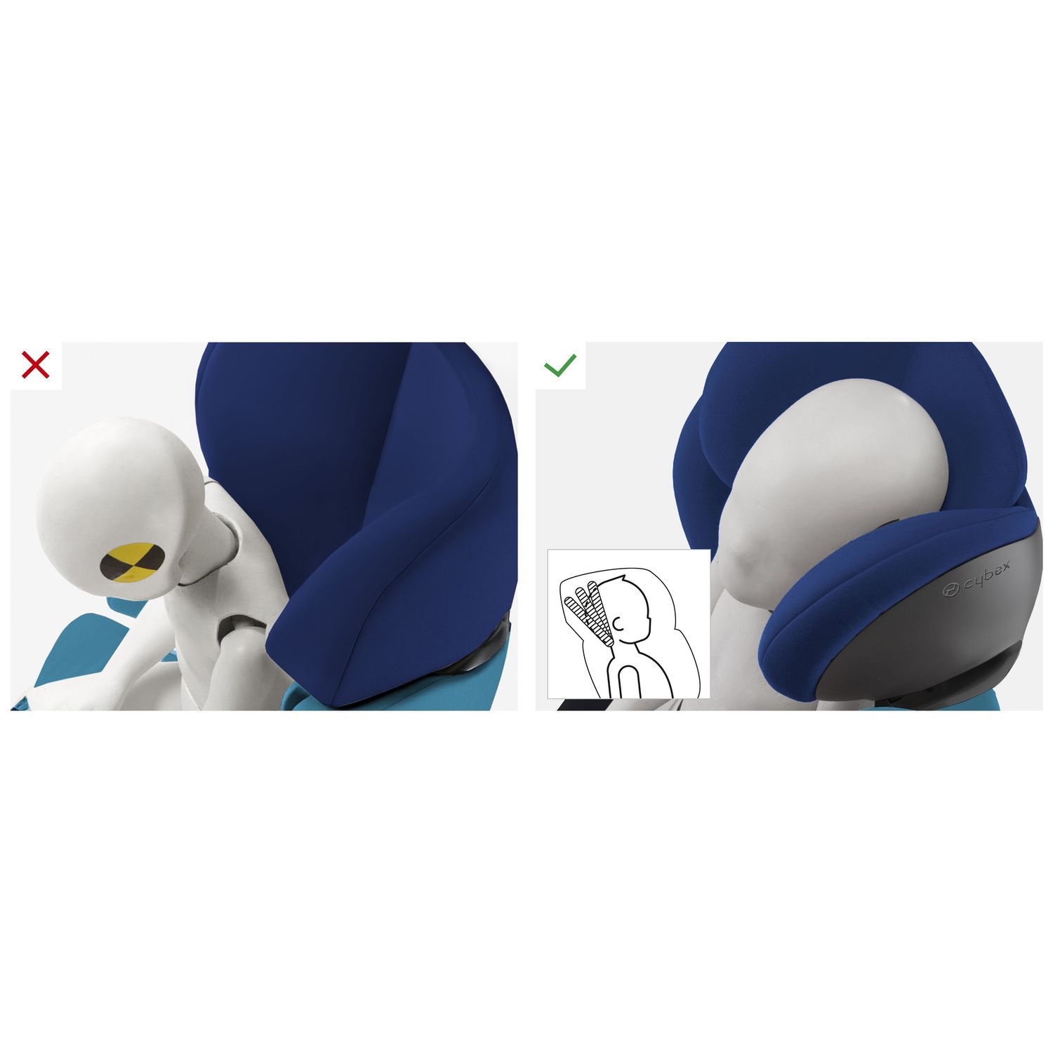 Автокресло Cybex Solution M-Fix Blue Moon Isofix 2/3 (15-36 кг) синий - фото 7