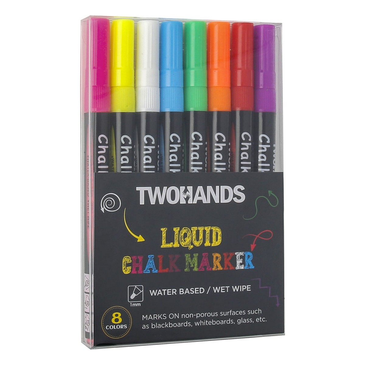 Маркеры TWOHANDS 8 цв. - фото 2