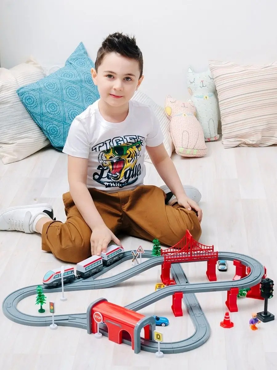 Набор железнодорожный Givito G201-010 - фото 2