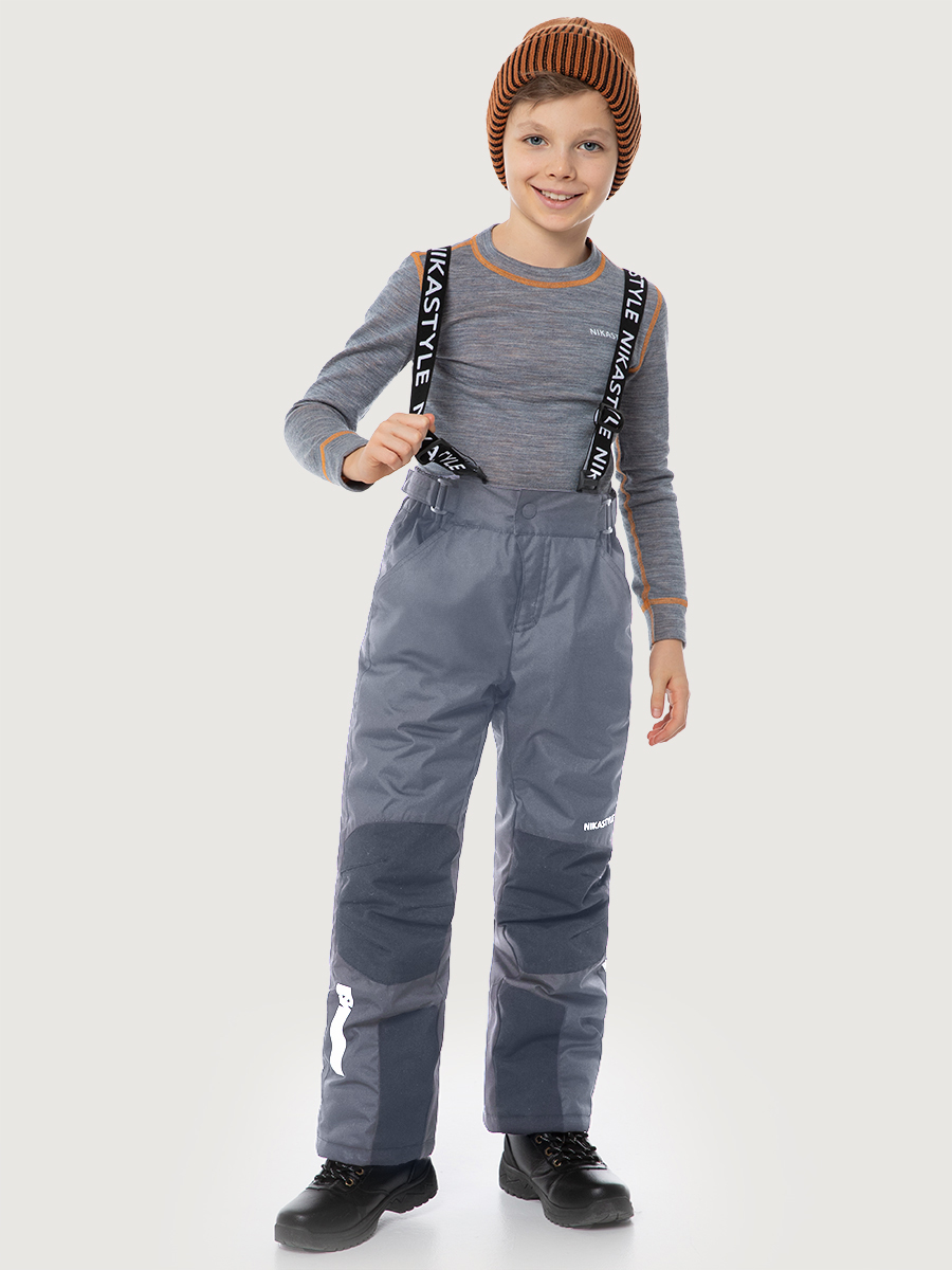 Брюки NIKASTYLE 2з4724 серый - фото 1