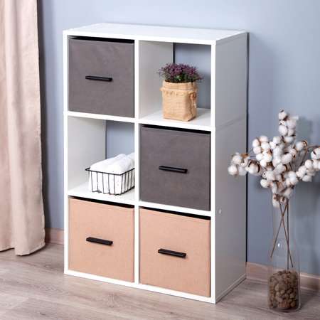 Стеллаж LETTA Quattro New Цвет Белый 642х932hх288