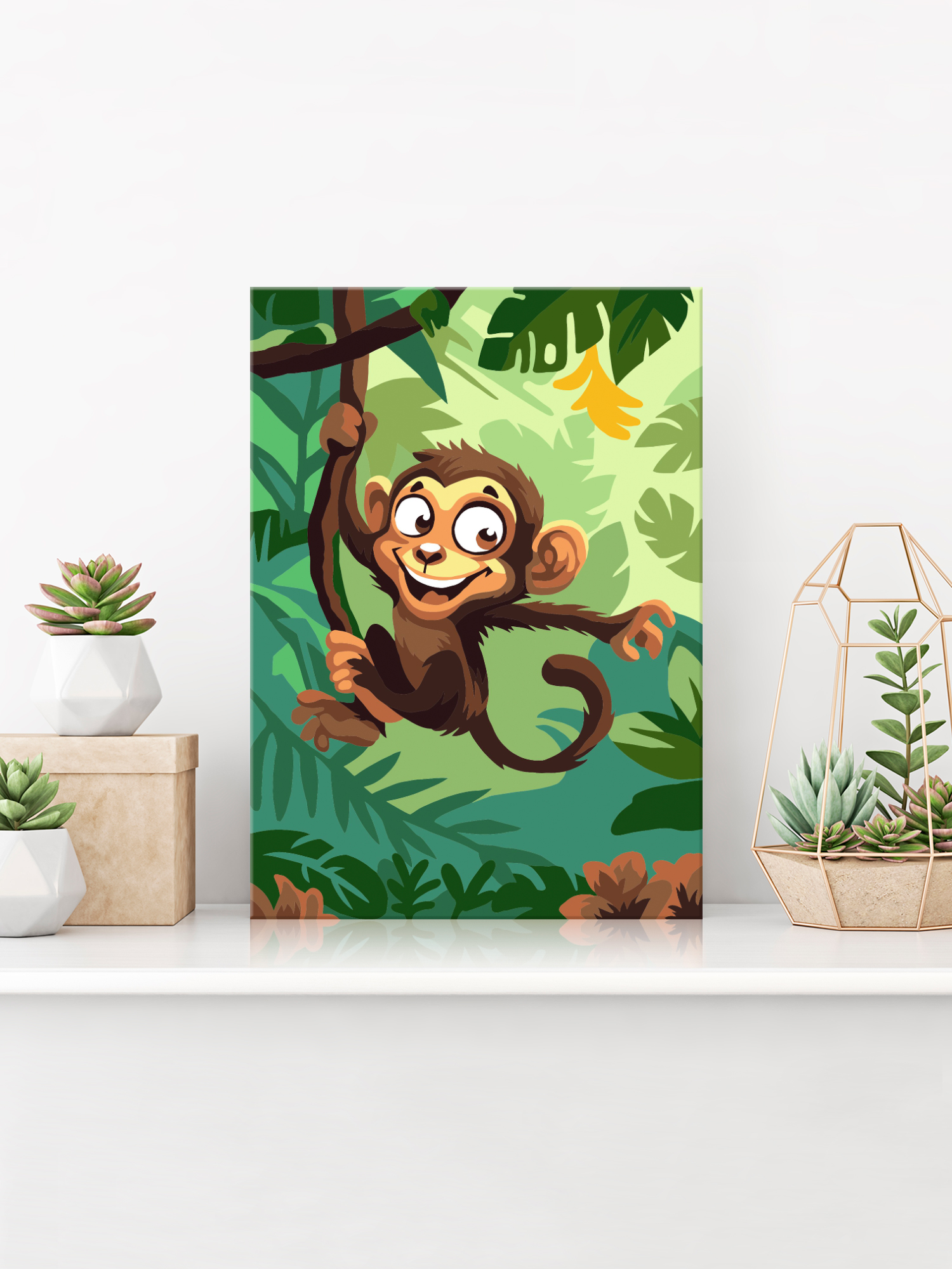 Картина по номерам Hobby Paint Весёлые джунгли в ассортименте - фото 3