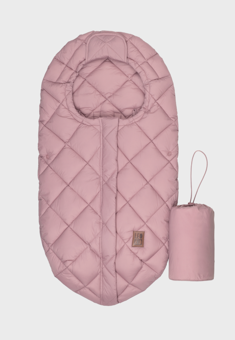Конверт в коляску Leokid Light Compact Soft pink - фото 3
