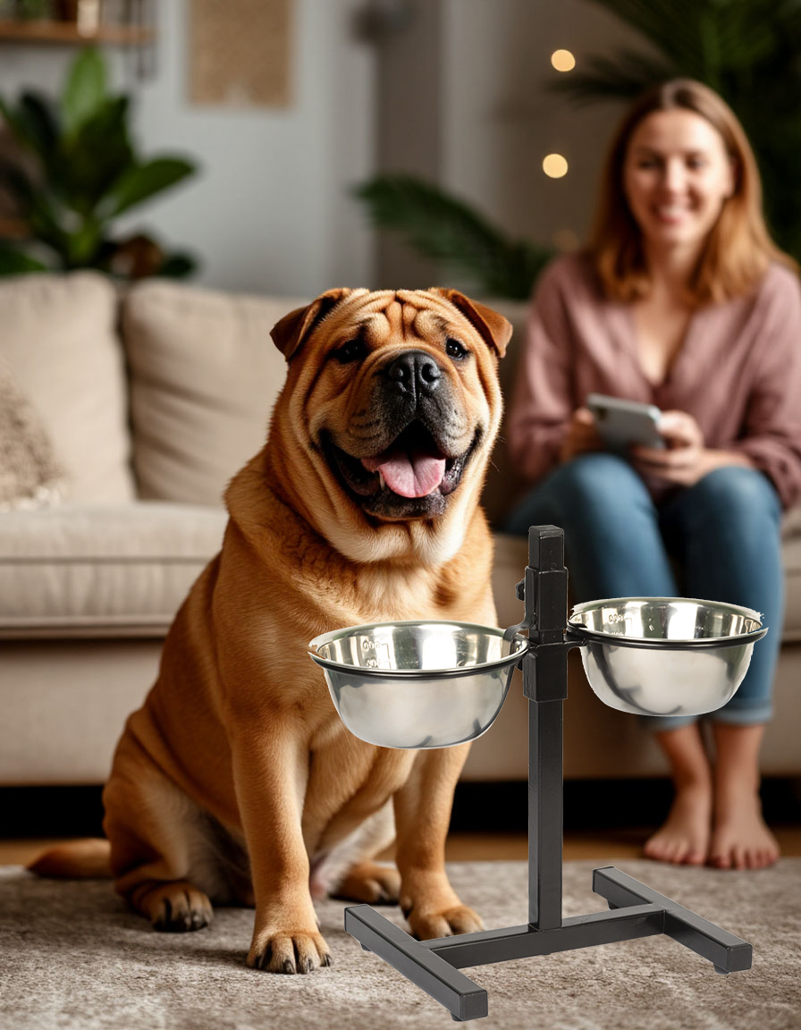 Подставка с 2 мисками INFILD по 1.0 литра - фото 9