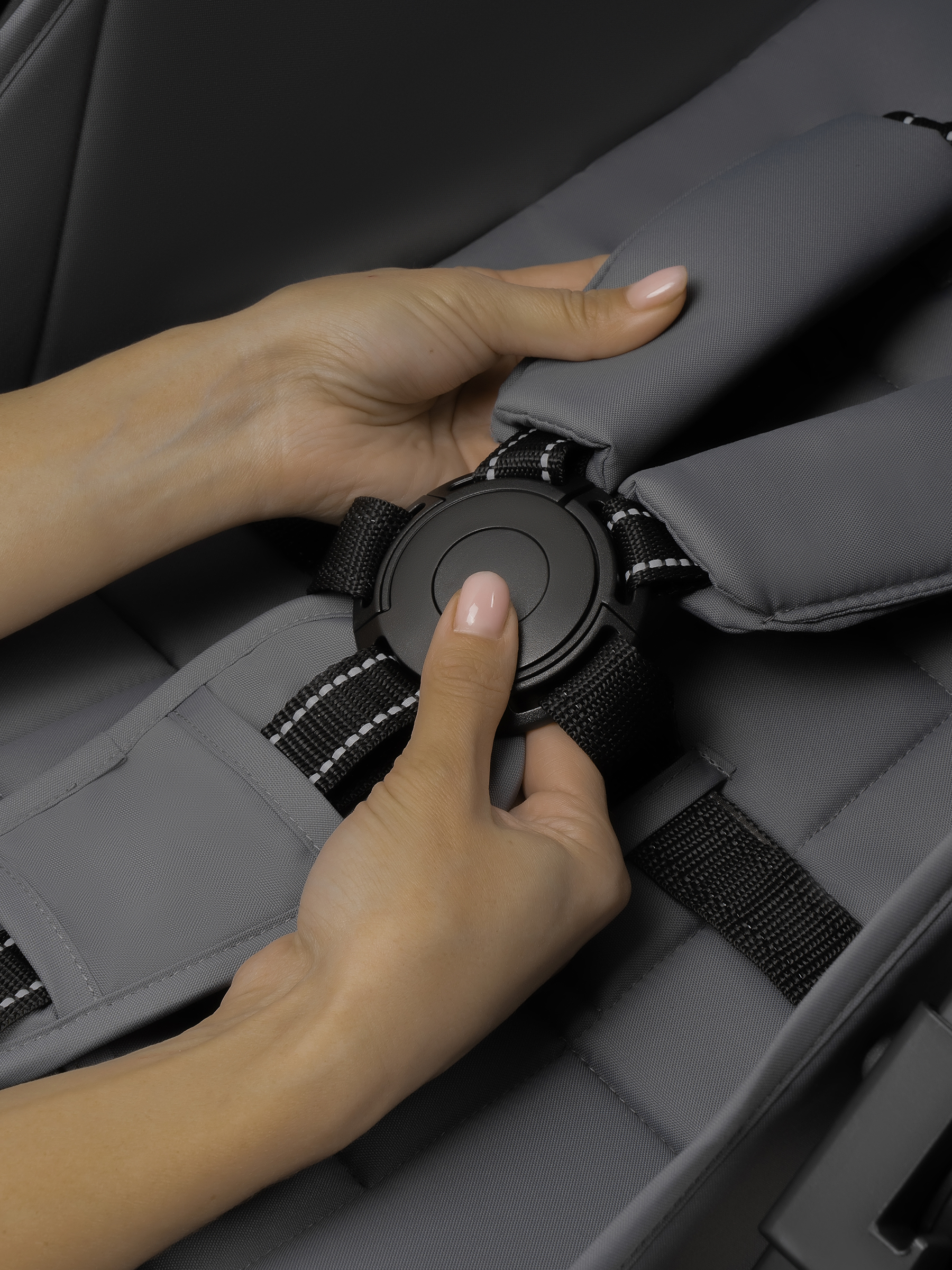 Коляска прогулочная JOVOLA Storm темно-серый - фото 39