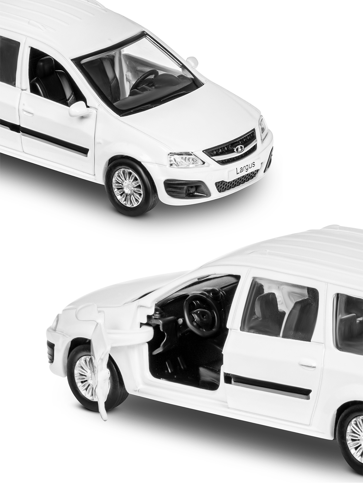 Автомобиль АВТОпанорама LADA Largus 1:43 JB1251629 - фото 9