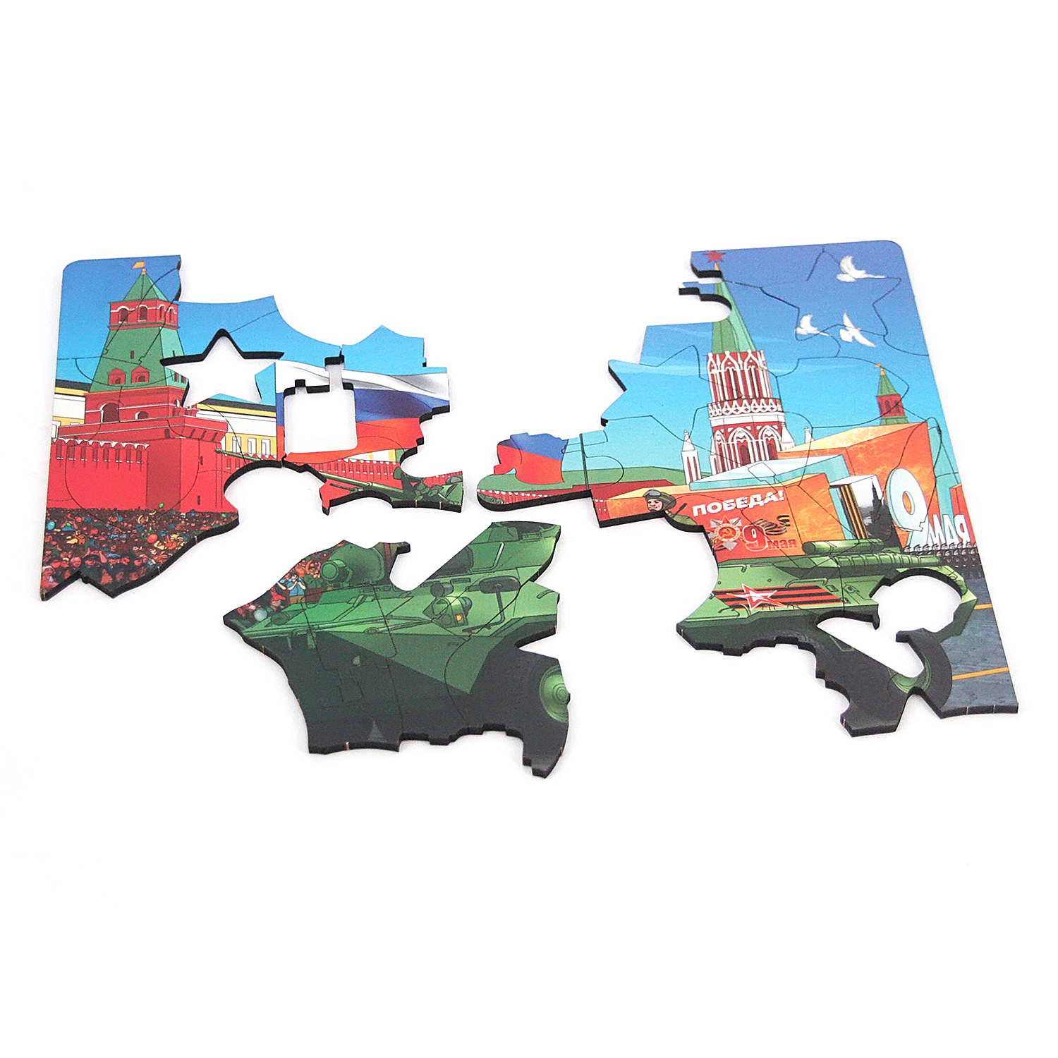 Пазл ЯиГрушка деревянный - фото 4