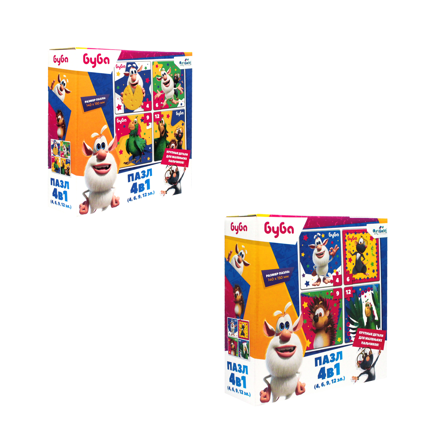 Пазл ORIGAMI Буба классический в ассортименте - фото 1