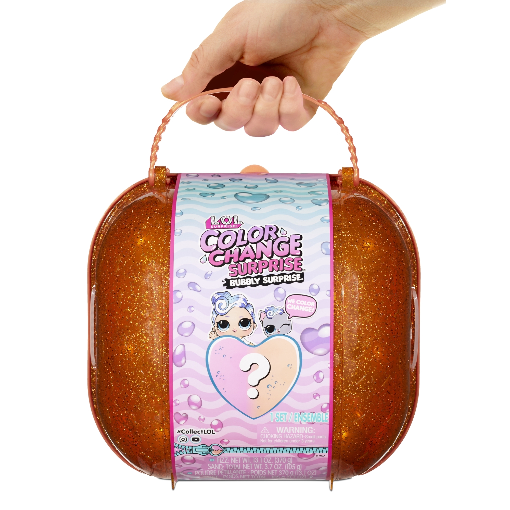 Кукла мини L.O.L. Surprise! Color Change Чемодан Оранжевый 117988EUC - фото 2