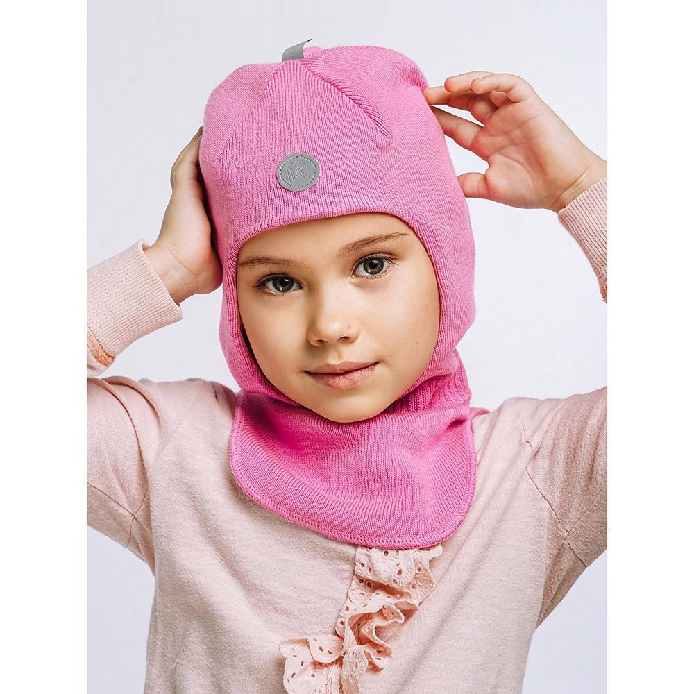 Шапка и снуд ПриКиндер U-Sp22547 Цвет: Розовый - фото 10