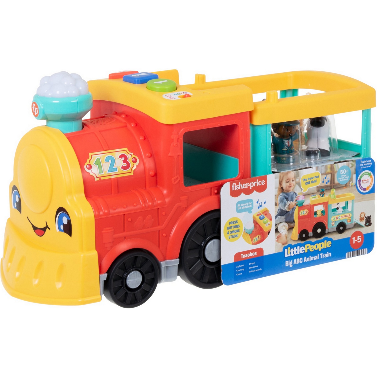Экскаватор Fisher Price Little People АБВ-экспресс - фото 2