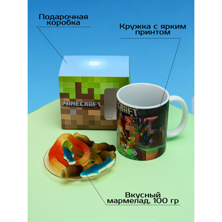 Подарочный набор LikeBox с кружкой Minecraft
