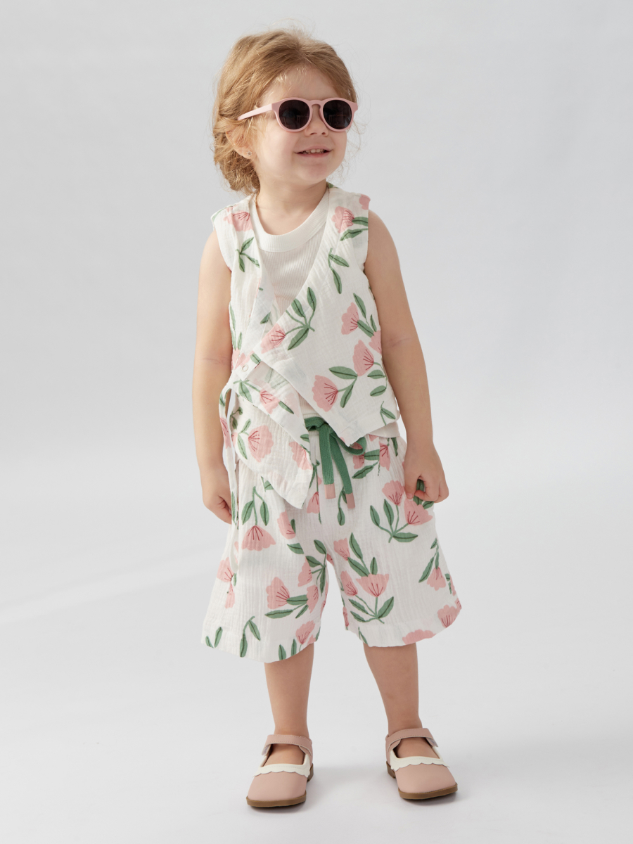 Халат Happy Baby 88194_pink flower - фото 10