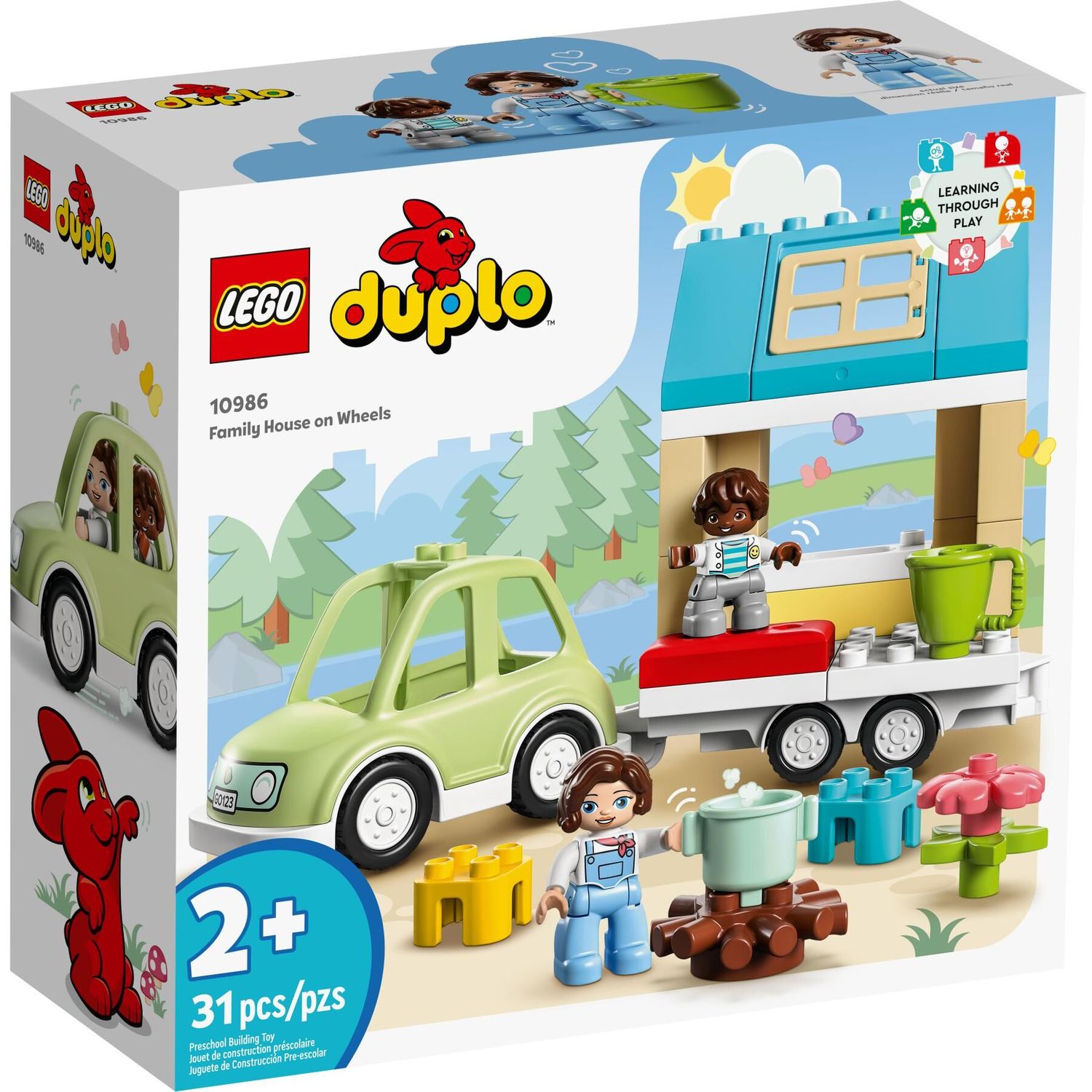 Конструктор LEGO DUPLO Семейный дом на колесах блочный - фото 2