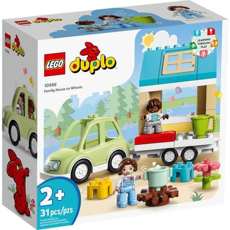 Конструктор LEGO DUPLO Семейный дом на колесах блочный