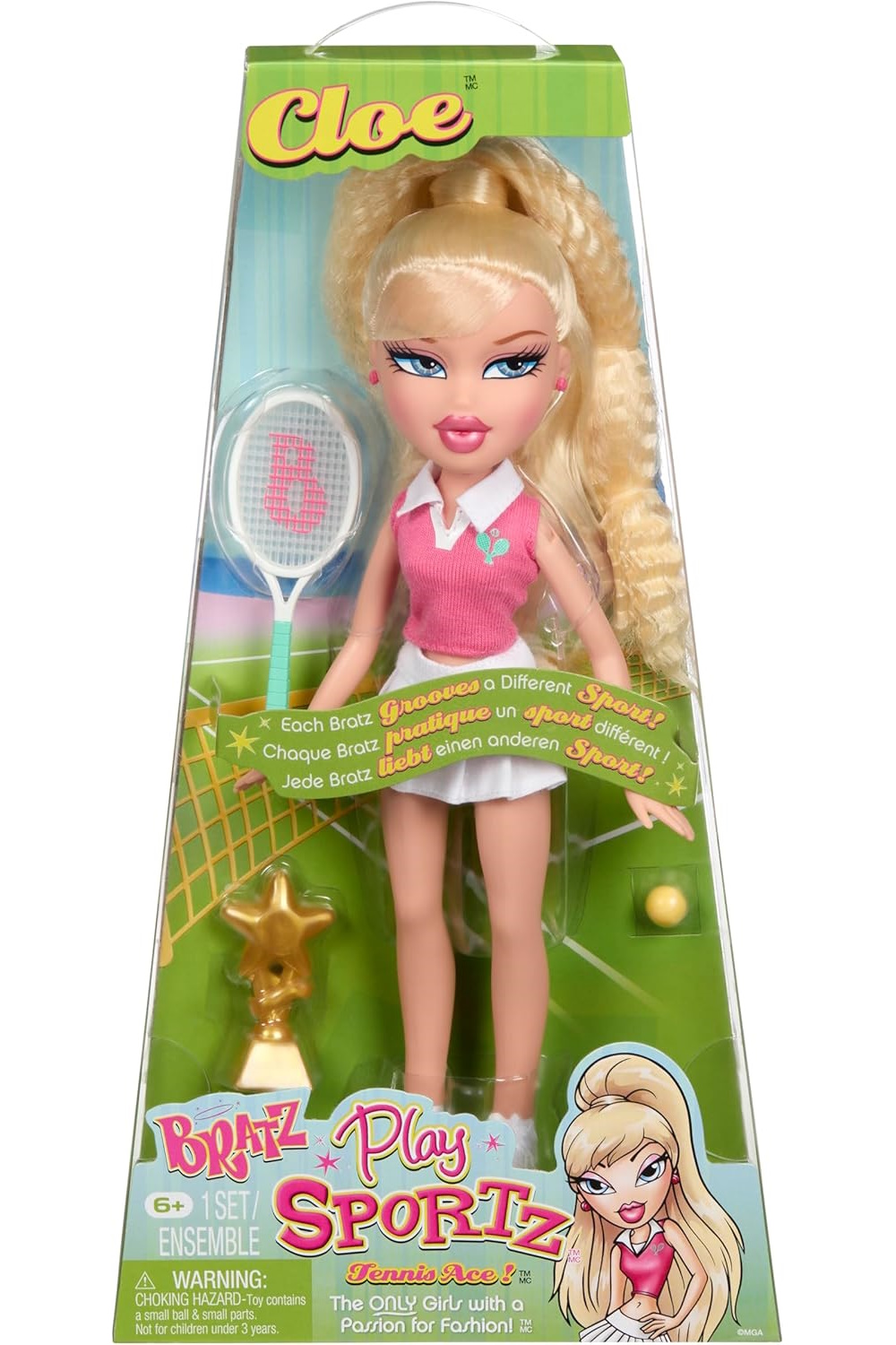 Кукла модельная Bratz Cloe Tennis 569527 - фото 7